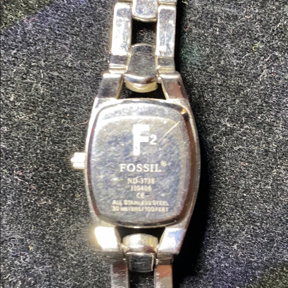 Silver fossil watch - Picture 5 of 5